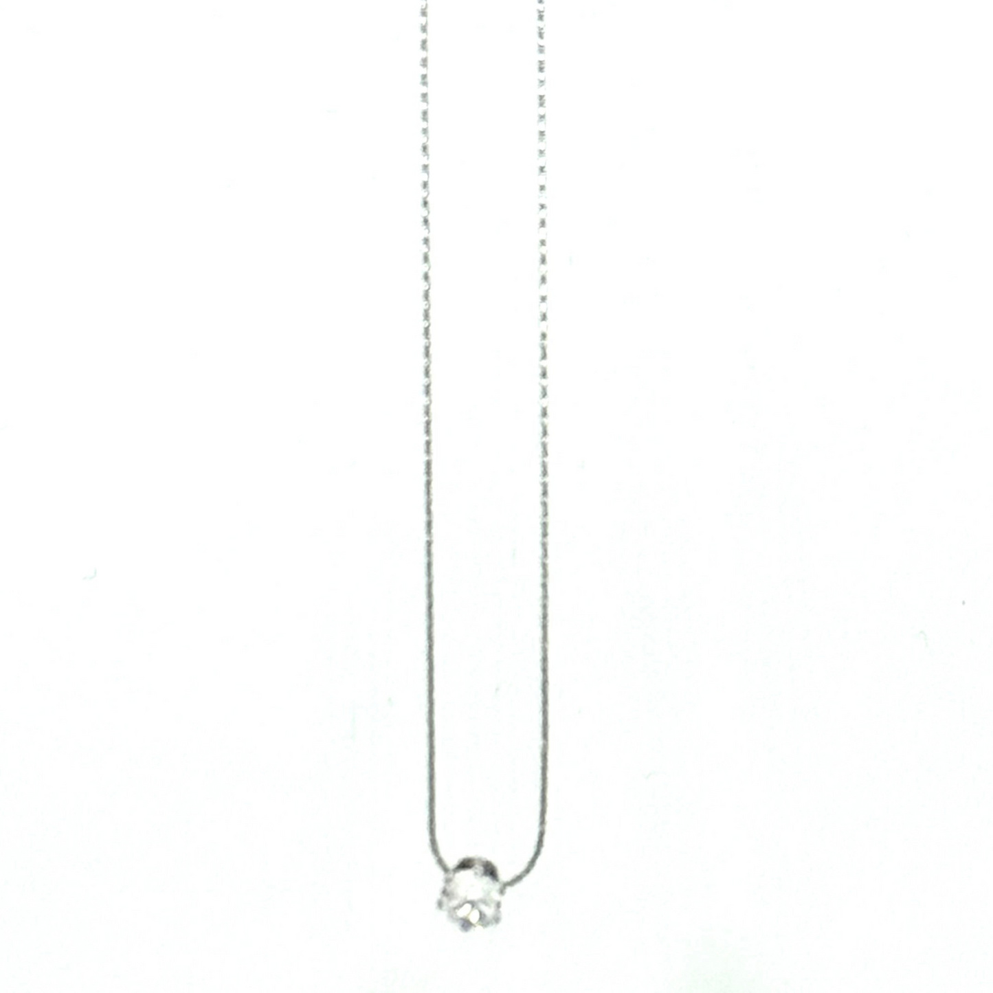 Bliss – Silver Crystal Pendant Necklace