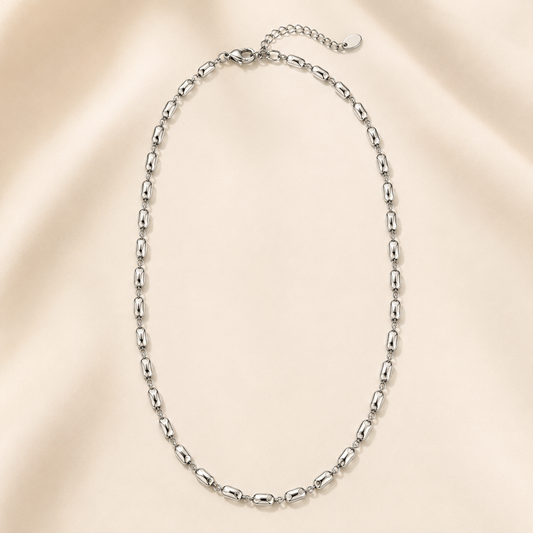 Edge – Chunky Silver Chain Necklace