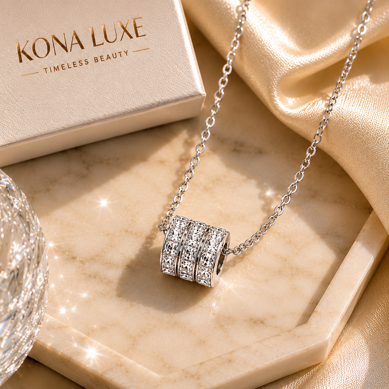 Triluxe Crystal Necklace