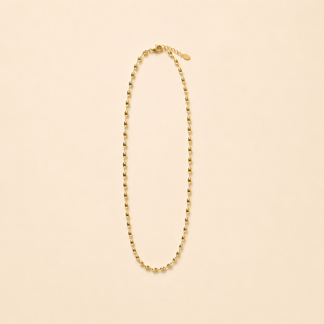 Rayne – Textured Gold Chain Necklace