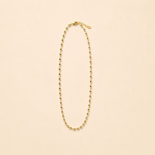 Rayne – Textured Gold Chain Necklace