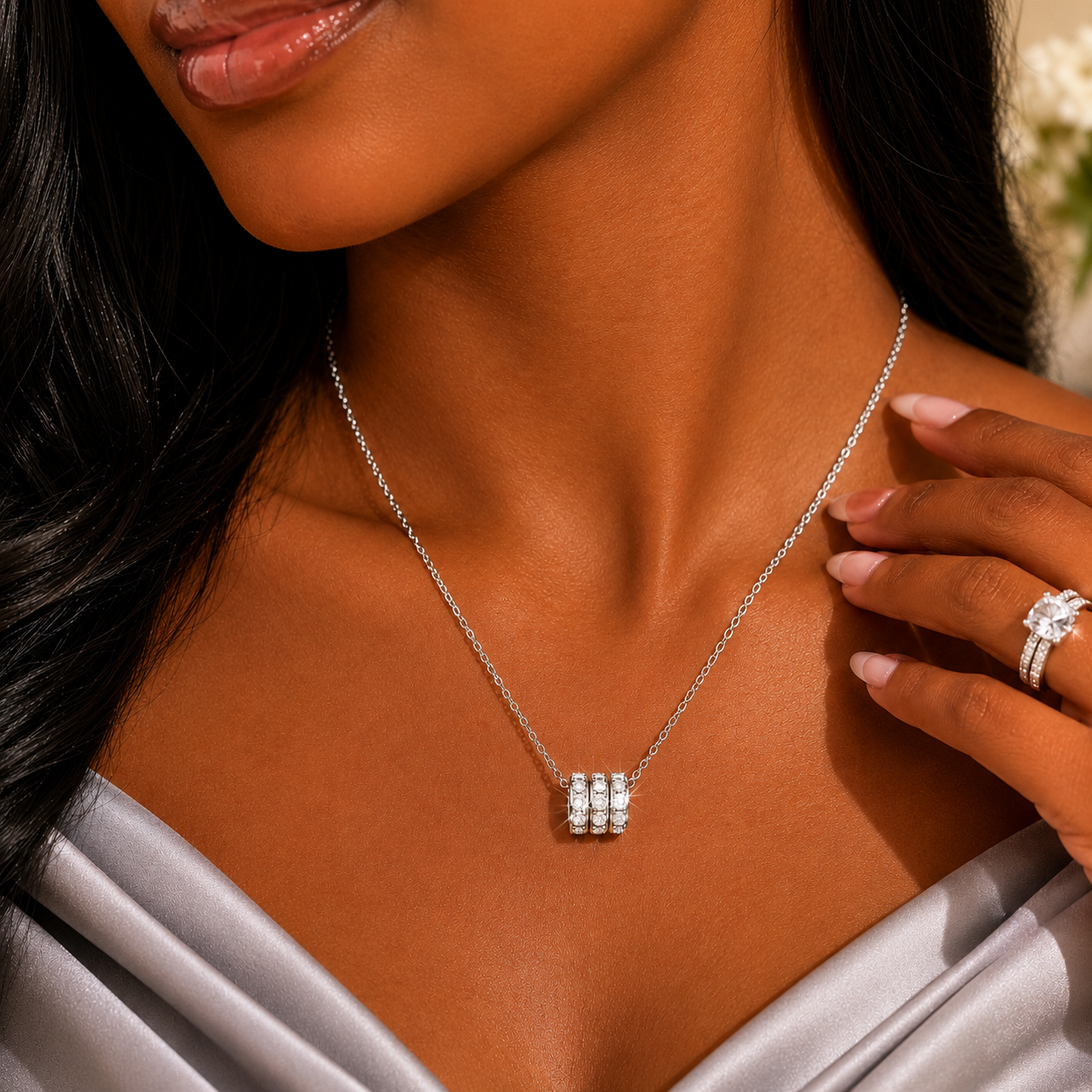 Triluxe Crystal Necklace